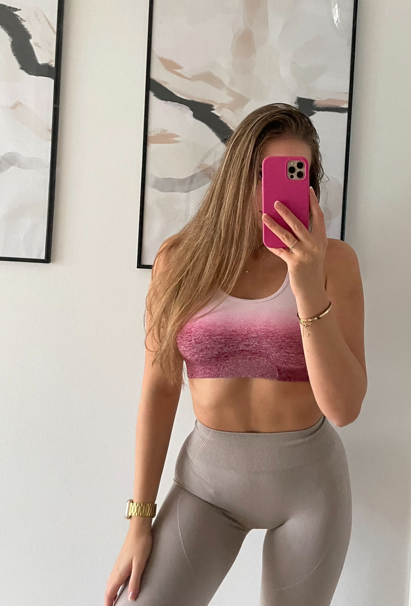 Gymshark ~ Ombre Seamless Bh (S)
